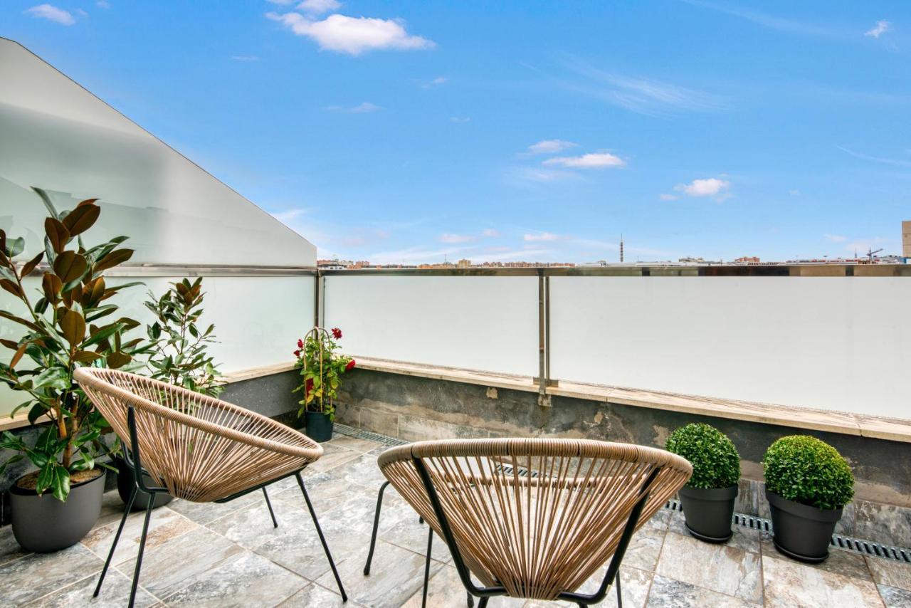Cozy Penthouse, 20 Min To Downtown, Alcala Norte 마드리드 외부 사진